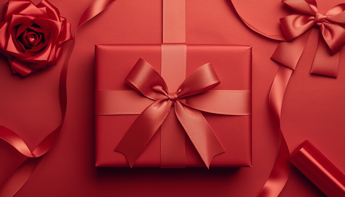 Elegant gift wrapping with premium ribbons and sophisticated paper designs
