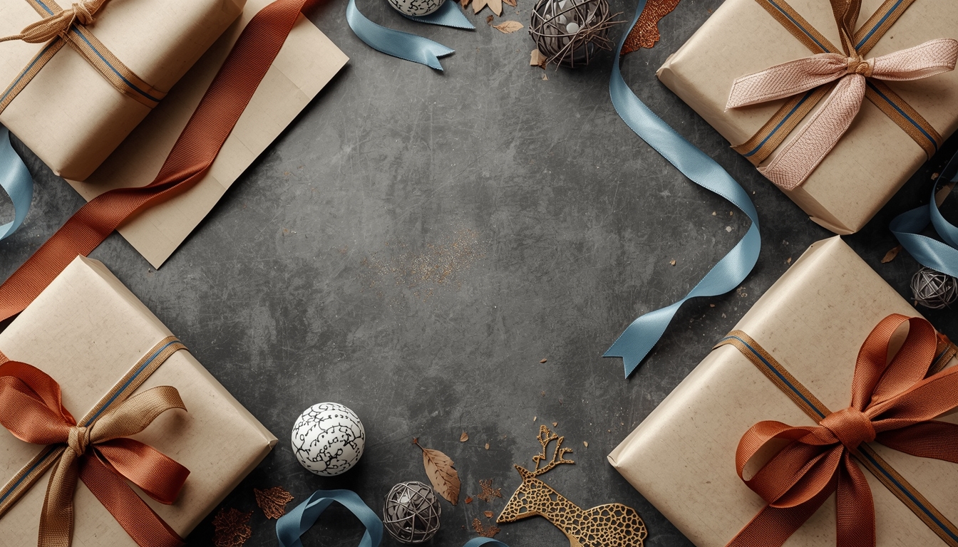 Expert hands wrapping a gift with precision and care